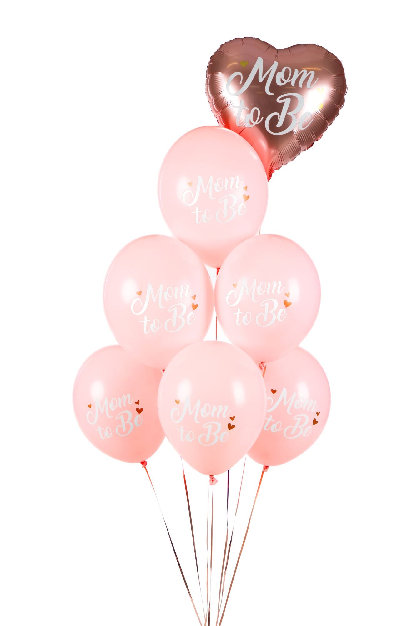 Mom to Be Latex Balloons Pink 30cm Pack of 6