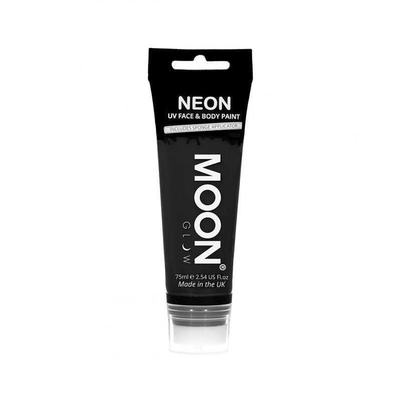 Moon Glow 75ml Neon UV Face & Body Paint Black