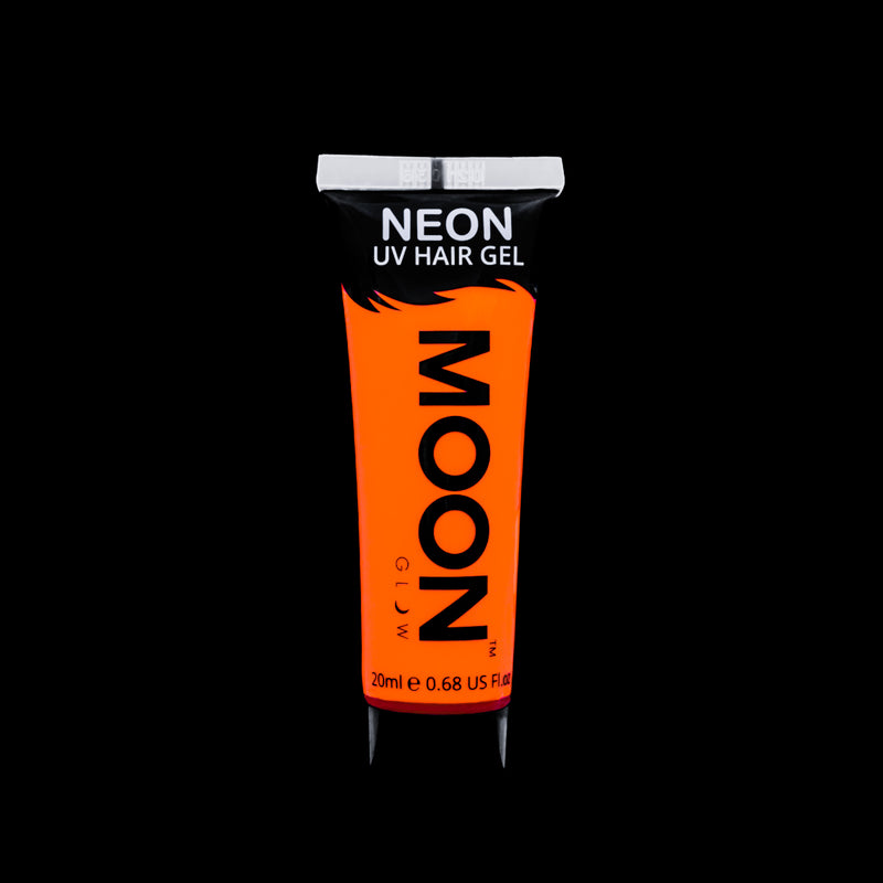 Moon Glow UV Neon Hair Gel Orange 