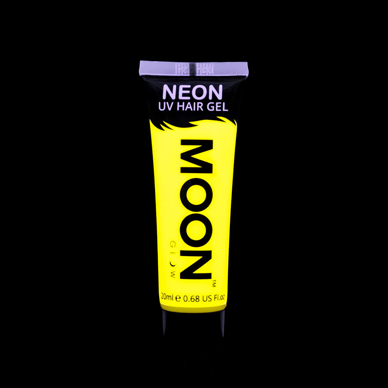 Moon Glow UV Neon Hair Gel Yellow 