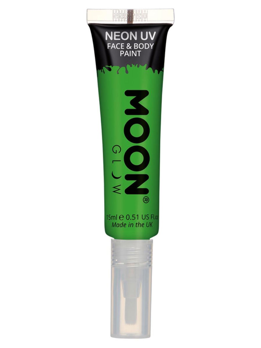 Moon Glow Intense Neon UV Face Paint Green 15ml