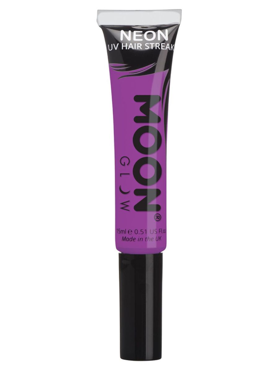 Moon Glow Intense Neon UV Hair Streaks Purple