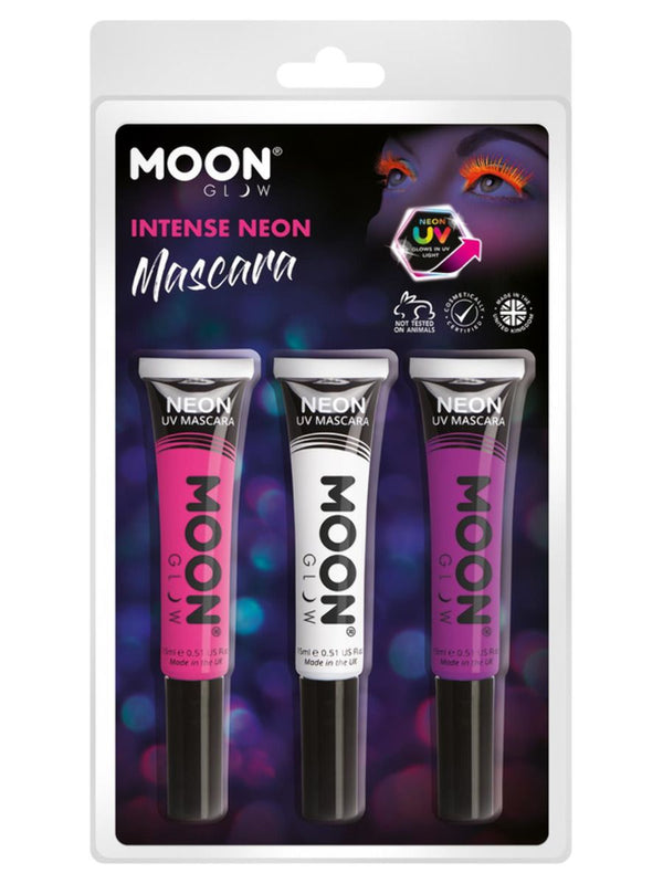 Moon Glow Neon UV Mascara Pink White Purple