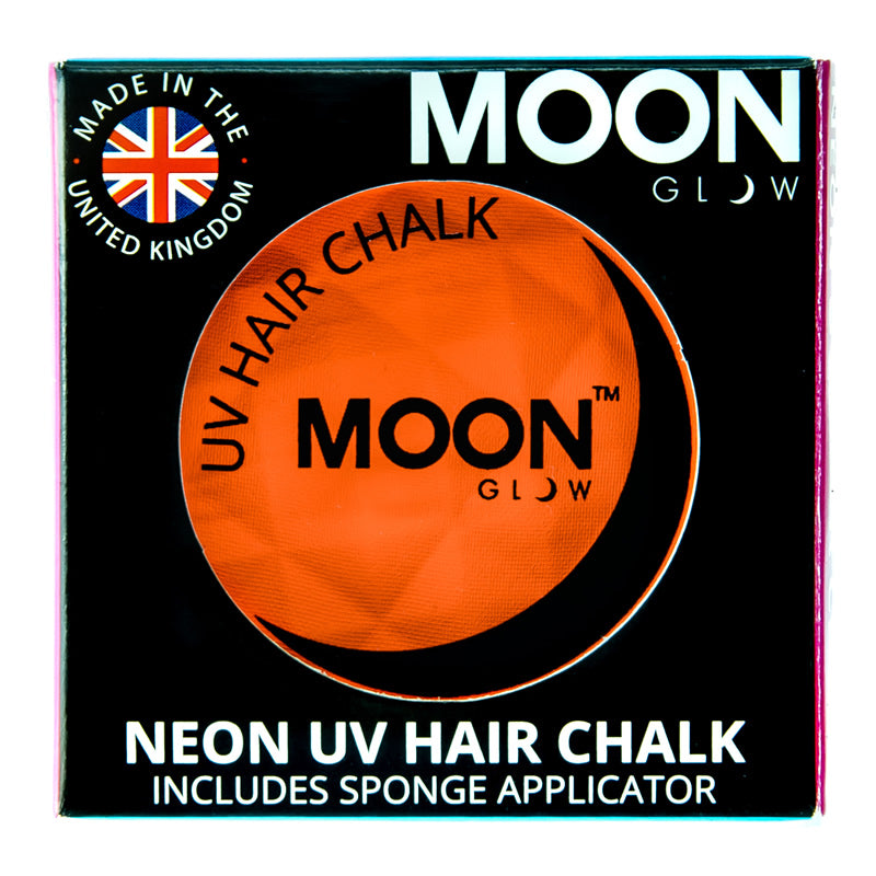 Moon Glow 3.5g UV Neon Hair Chalk Intense Orange