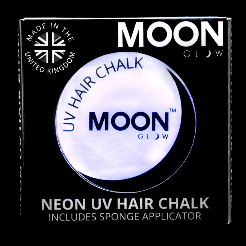 Moon Glow 3.5g UV Neon Hair Chalk White