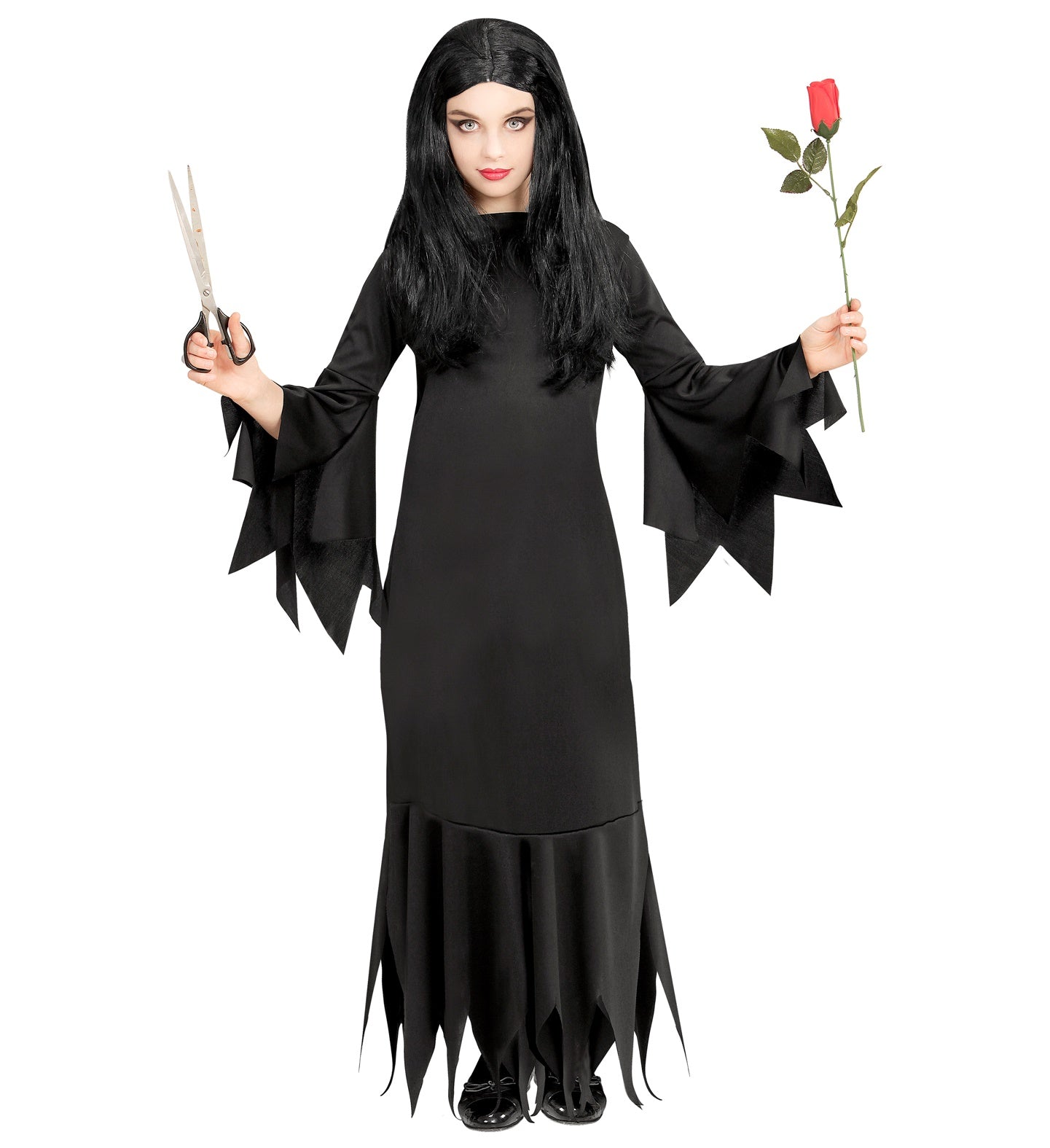Morticia Addams Costume Childrens