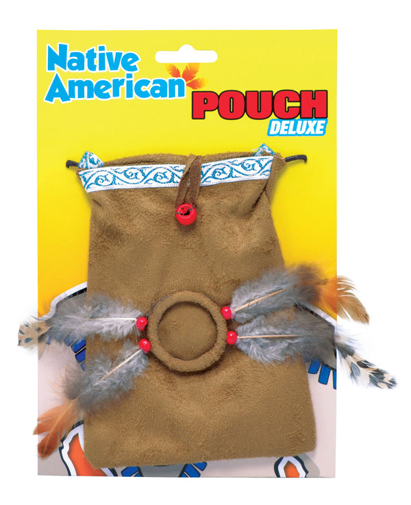 Native American Indian Pouch fancy dress costume accessory.