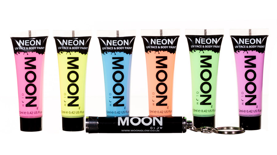 Moon Glow Pastel UV Face Paint Giftset