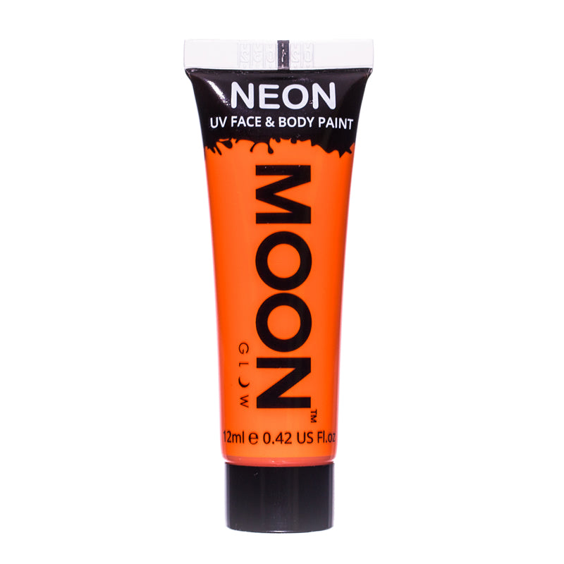 Moon Glow UV  Intense Neon Face Paint Orange