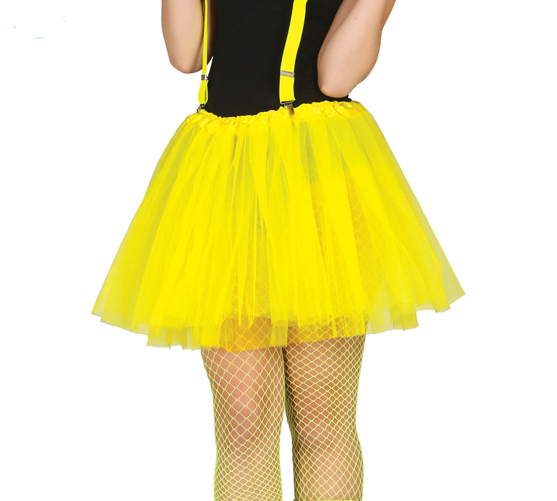 1980's Neon Yellow Tutu Petticoat