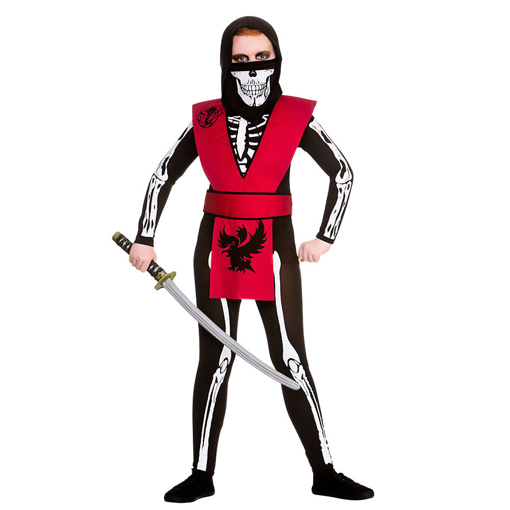 Boys Ninja Skeleton Costume  for Children