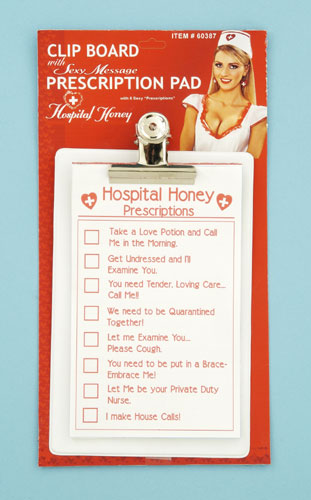 Nurse Hospital Honey Clipboard