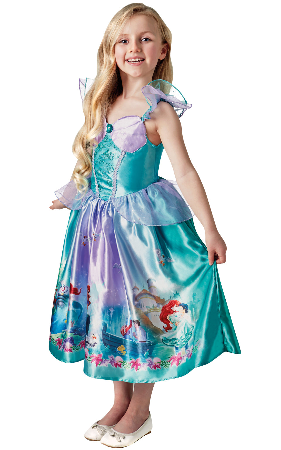 Official Disney Dream Princess Ariel Mermaid Girls Costume