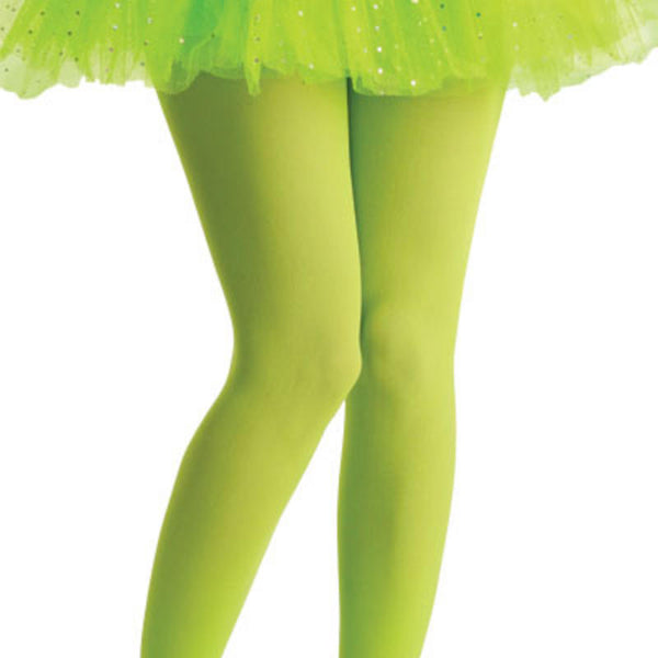 Neon Green Opaque Tights