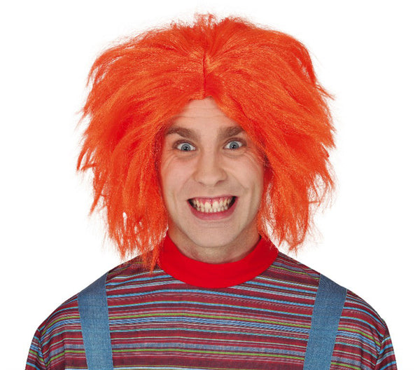 Orange Chucky Doll Wig