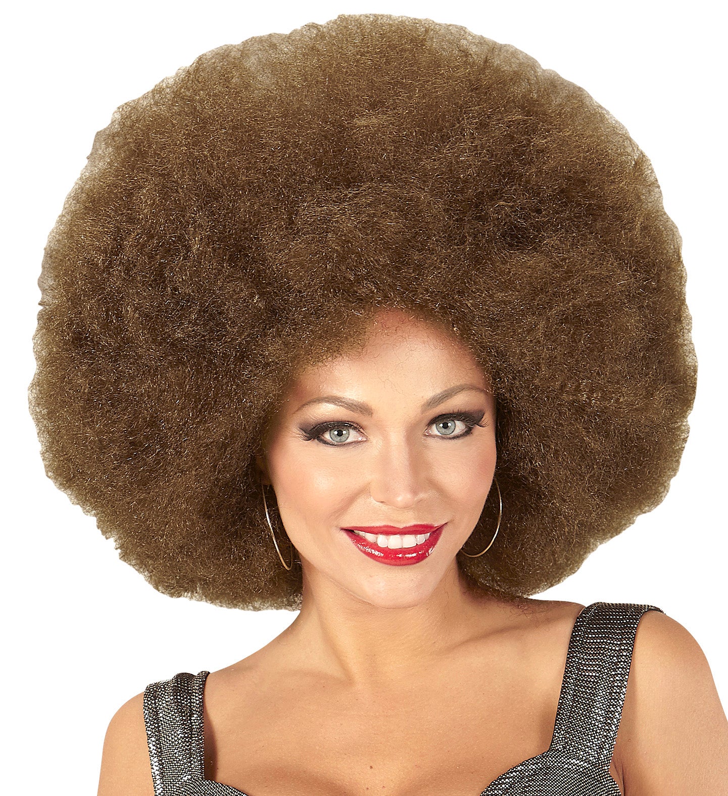 Oversized Afro Wig Brown