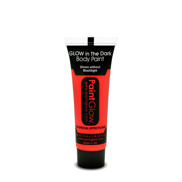 Paintglow Glow in The Dark 10ml UV Face & Body Paint Red