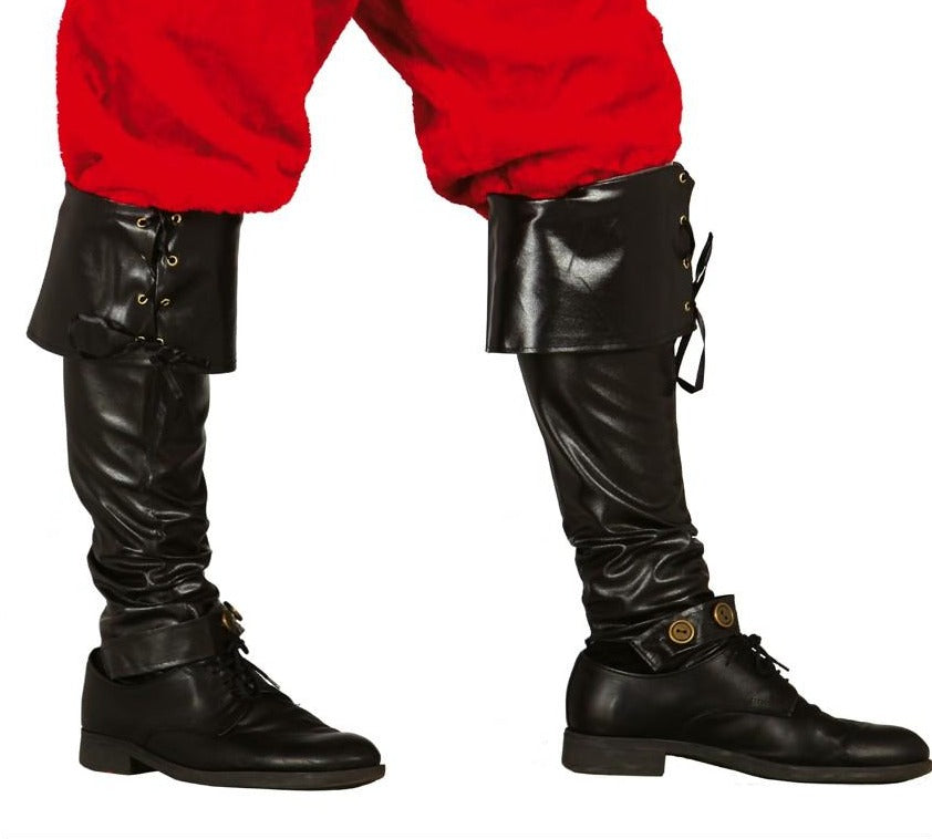 Pair of Luxury Black Gaiters boot covers