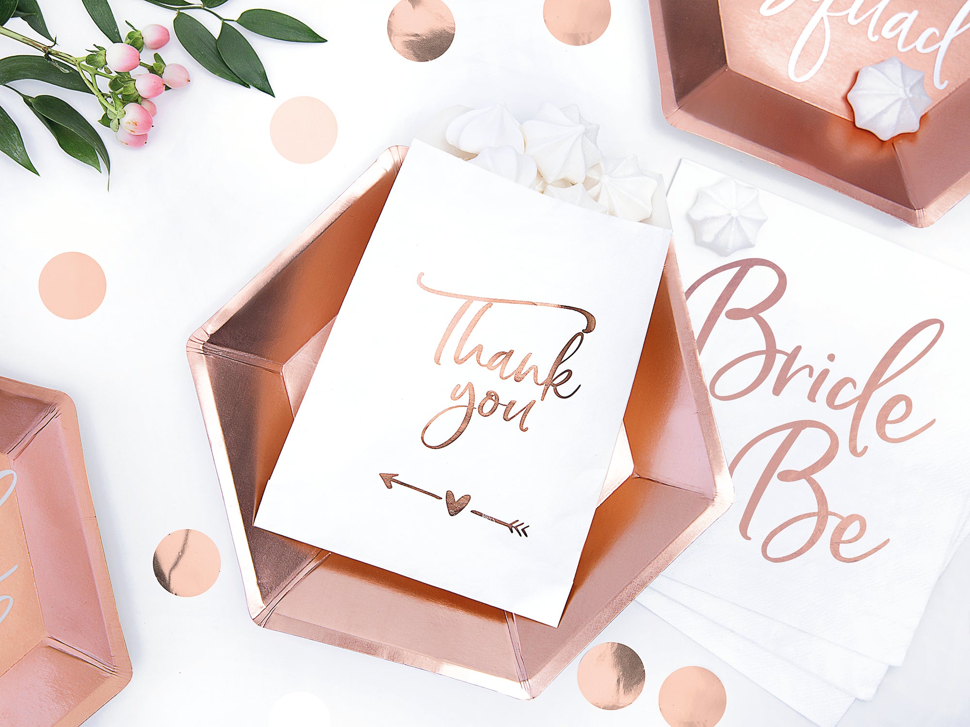 Paper Treat Bags Thank You for wedding