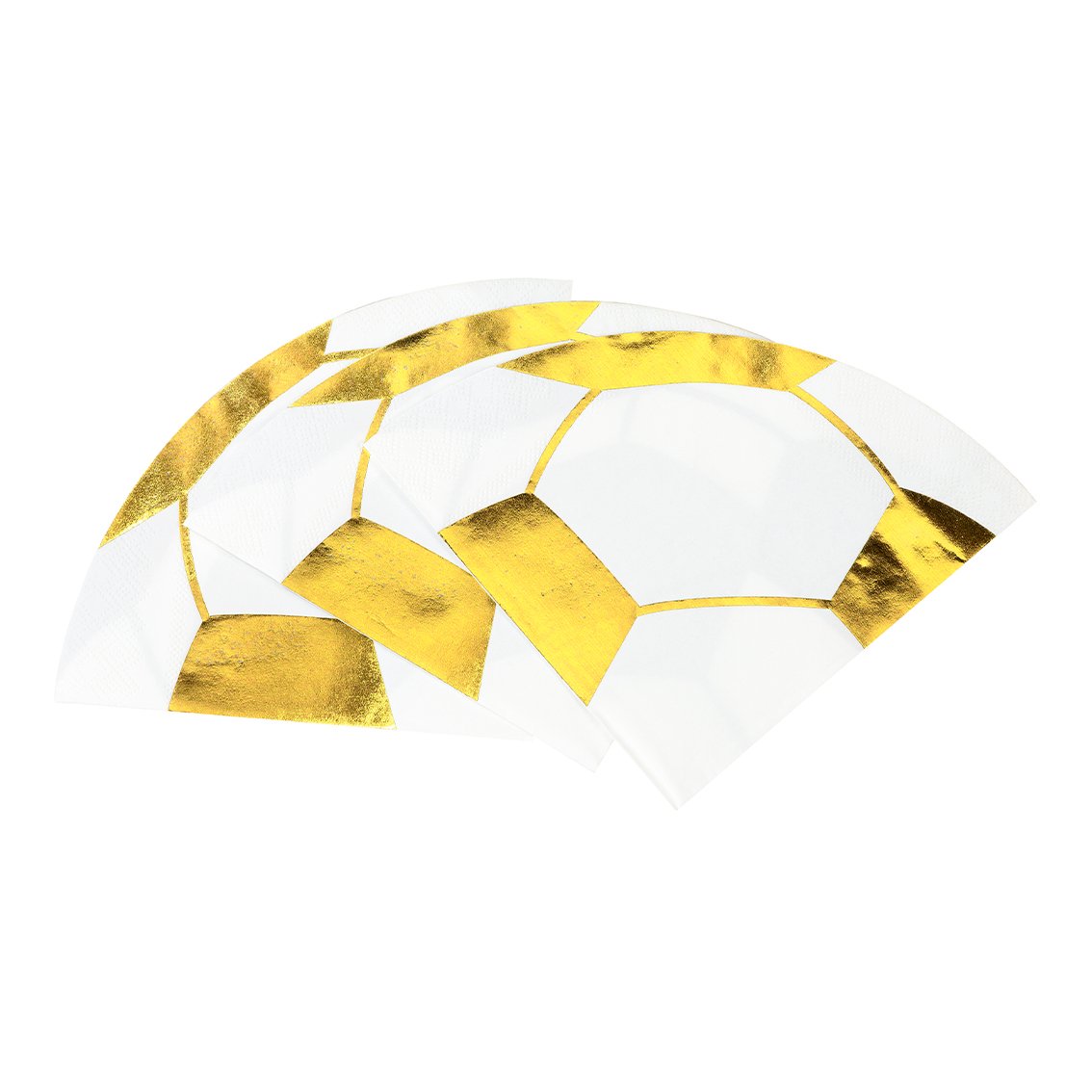 Champions Football Shaped Napkins Party tableware