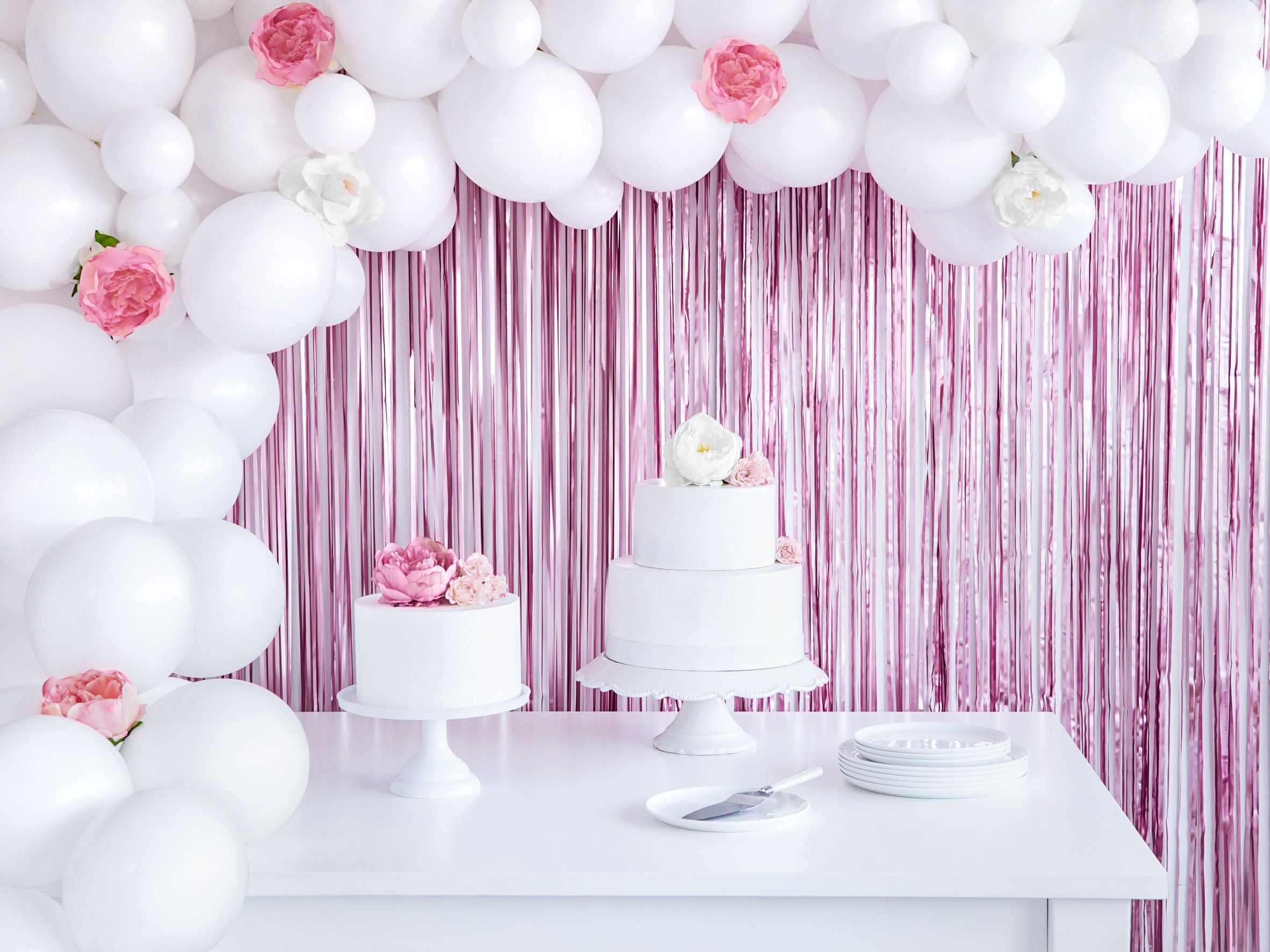 Party Curtain Rose Gold decoration backdrop