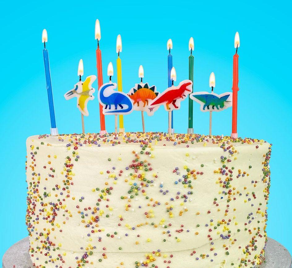 Party Dinosaur Candles