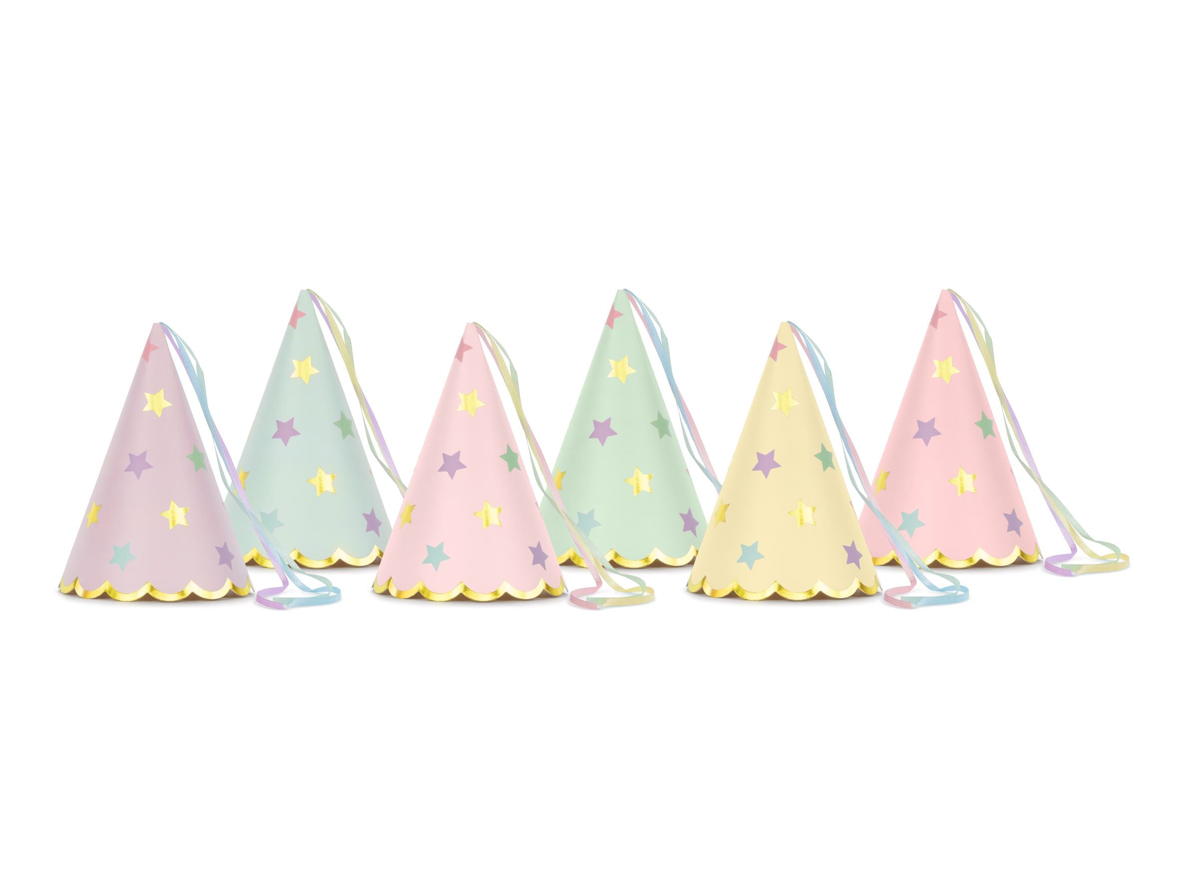 Party Hats Stars pack of 6