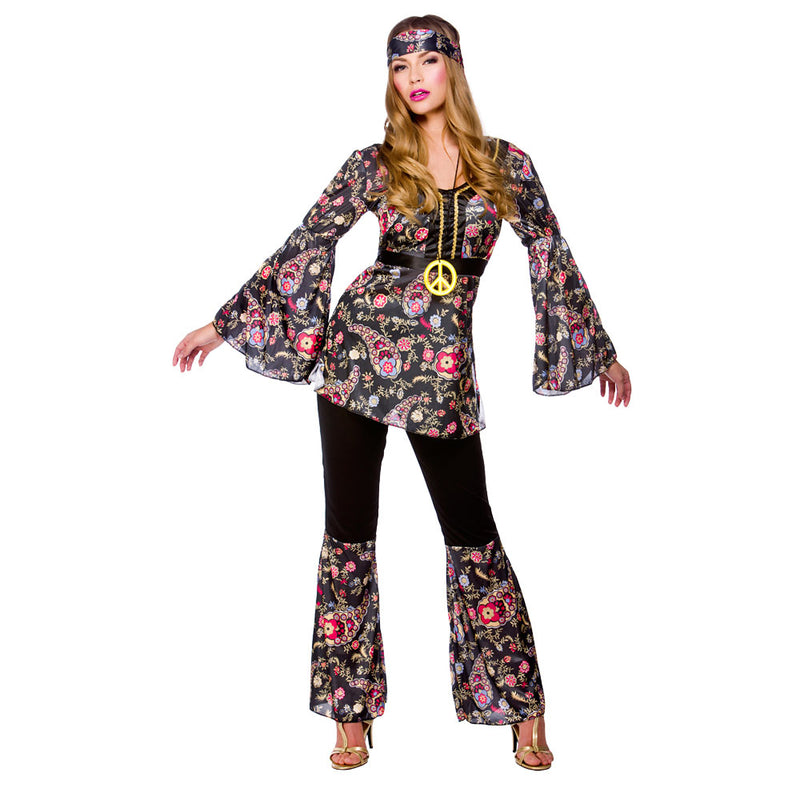 Peace Lovin Hippie 1960 fancy dress Costume for women.
