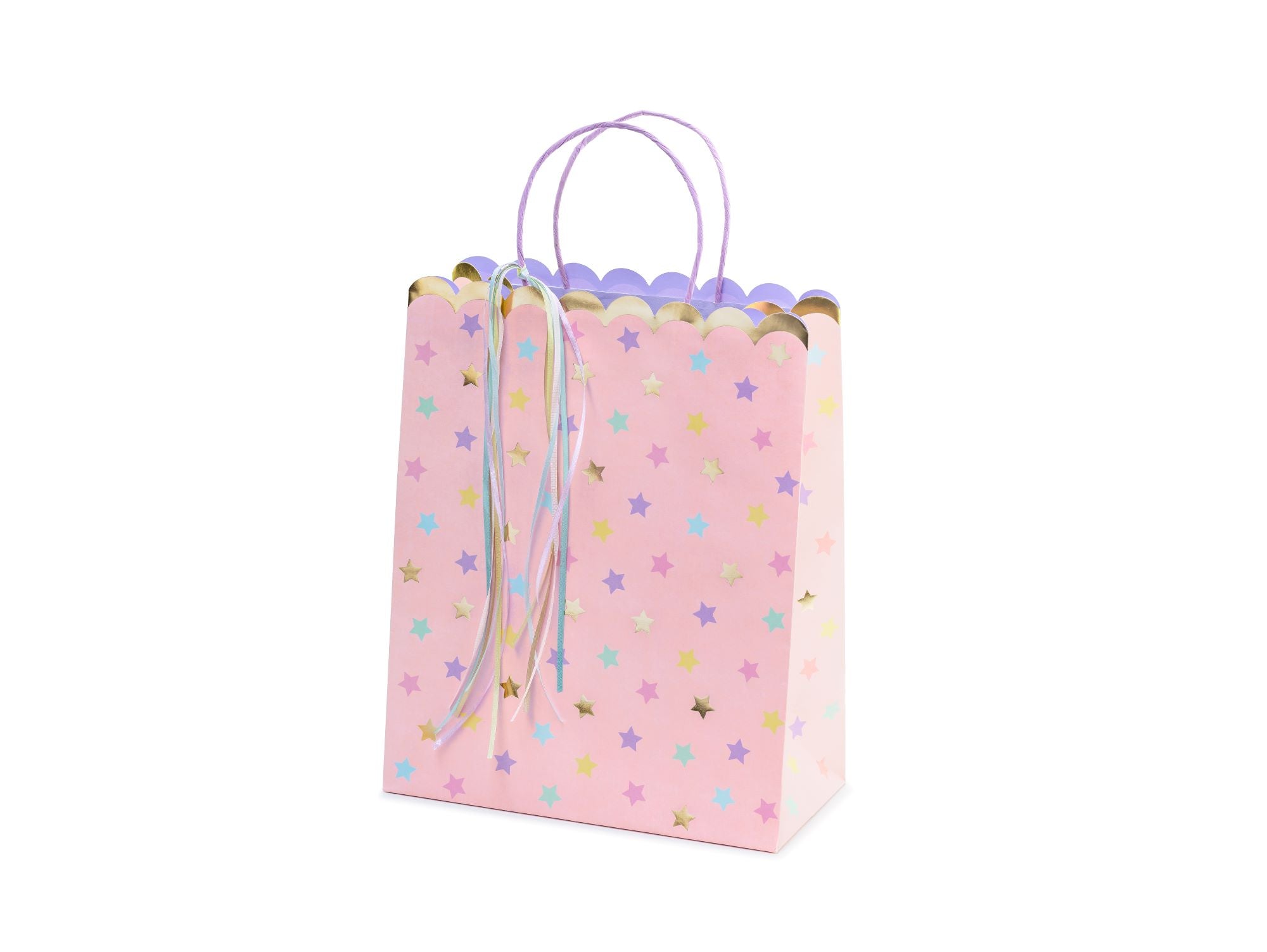 Pink Gift Bag Stars