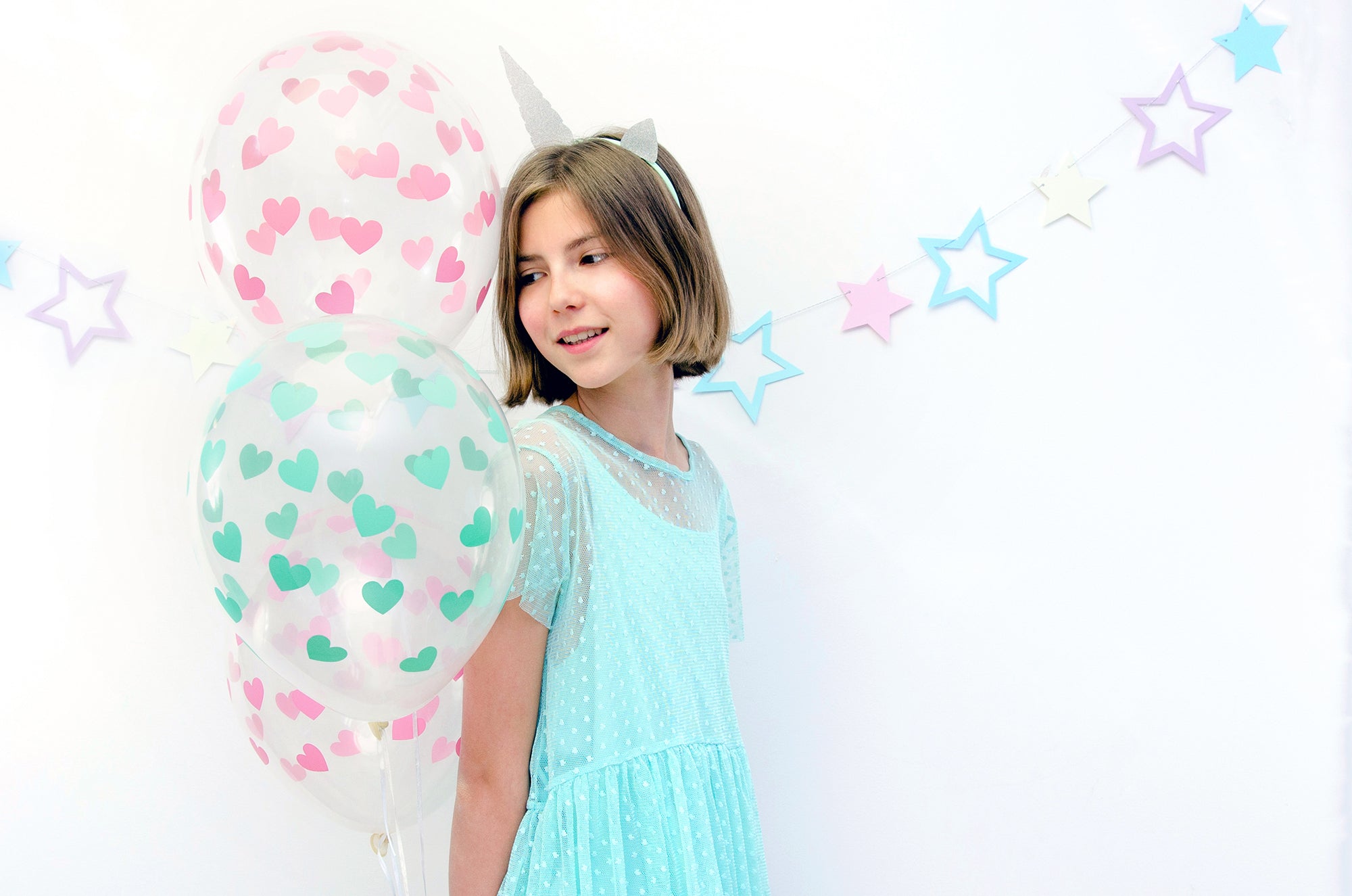 Pink Hearts Balloon 30cm