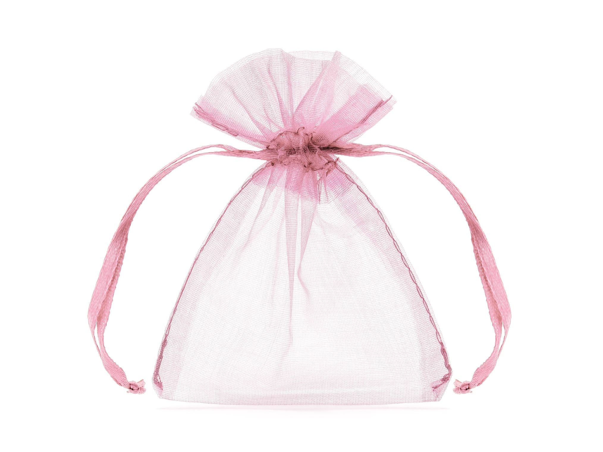 Pink Organza Bags 7.5 X10cm Pack of 10