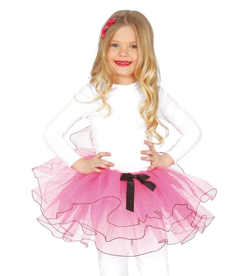 Children's Pink Tulle Tutu Skirt for Girls