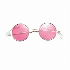 Pink Round Hippie Lennon Glasses