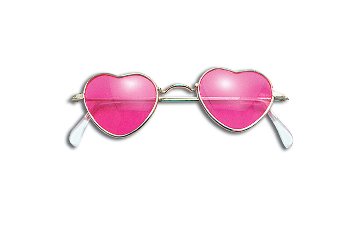1960's Pink heart glasses