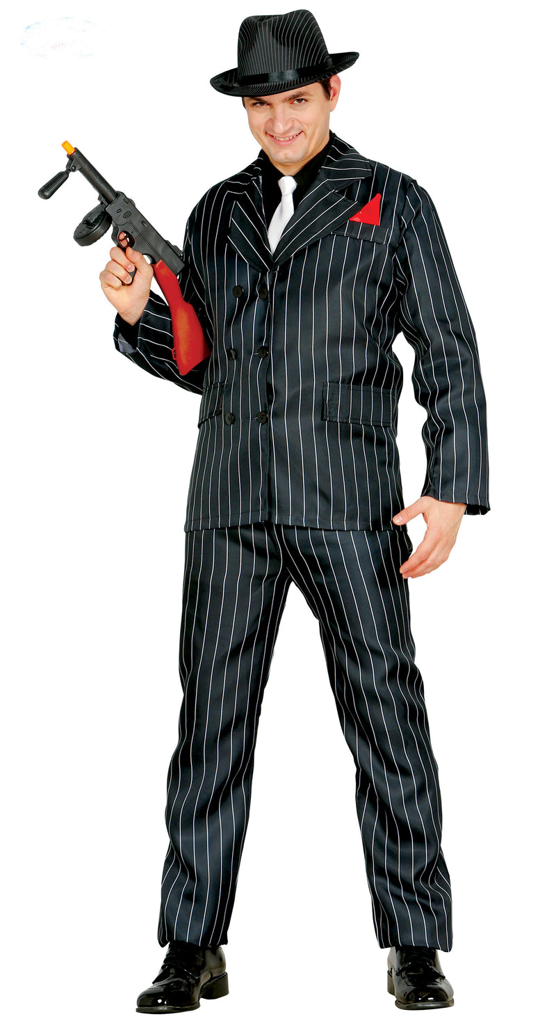 1920's Pinstripe Gangster Suit Costume Adult Men's