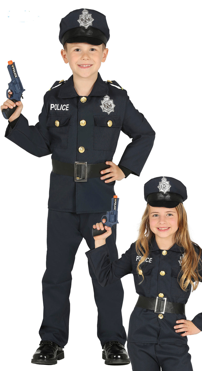 Kid's dress up Police Man Or Policewoman New York Cop Costume