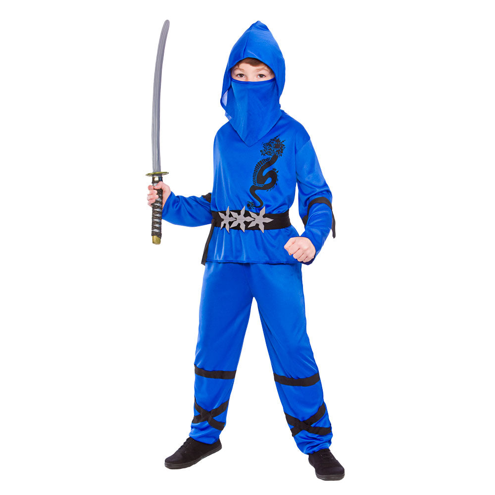 Children's Power Ninja Blue Costume