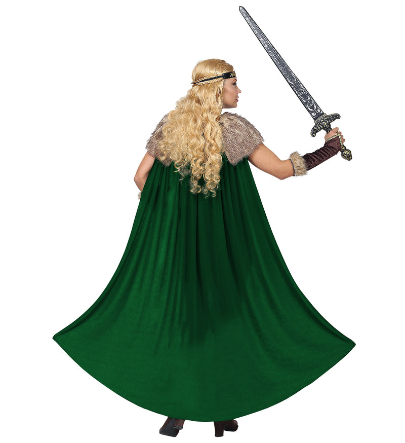 Premium Viking Queen Costume rear