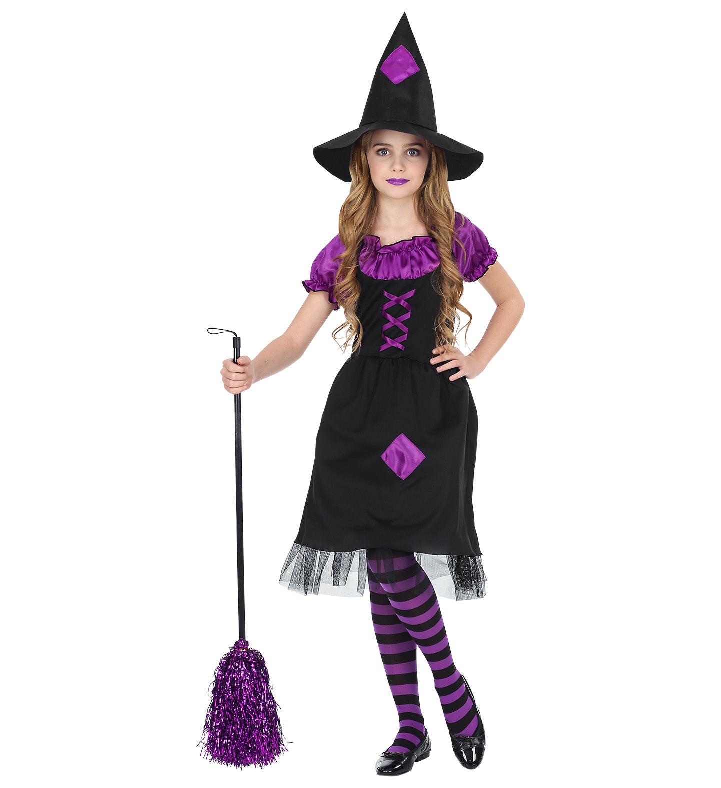Purple Witch Costume Child