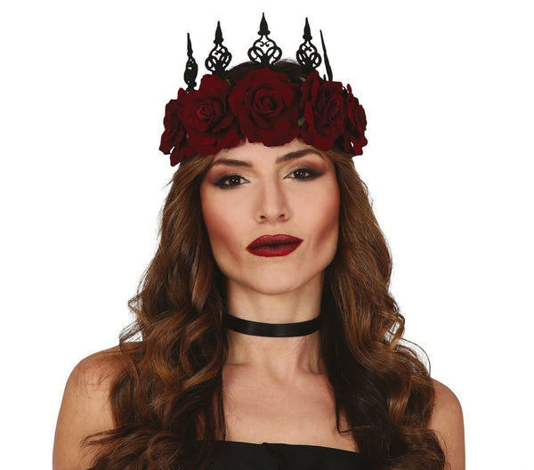 Dark Fairy Queen Flower Crown