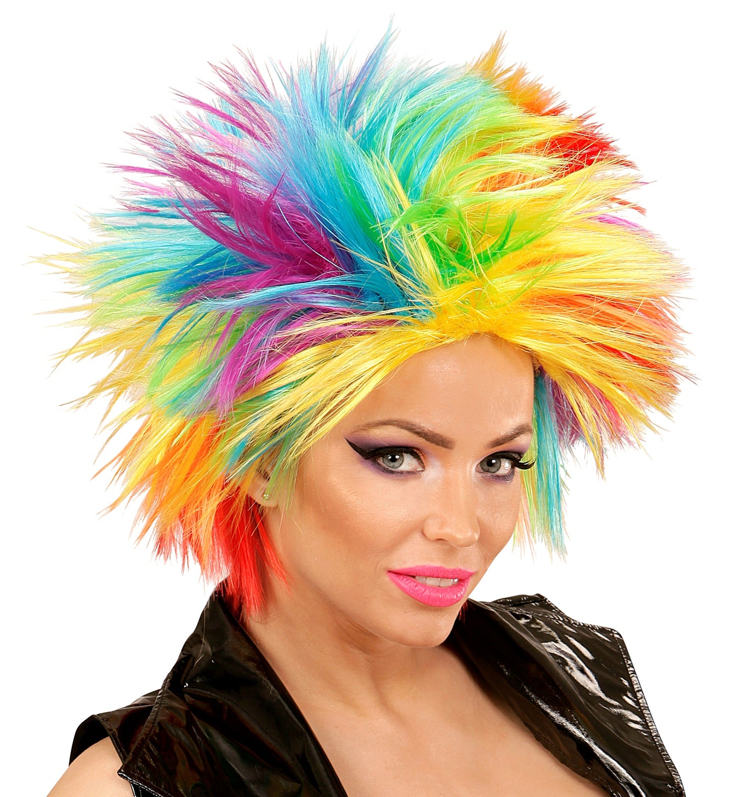 Rainbow Punk Wig