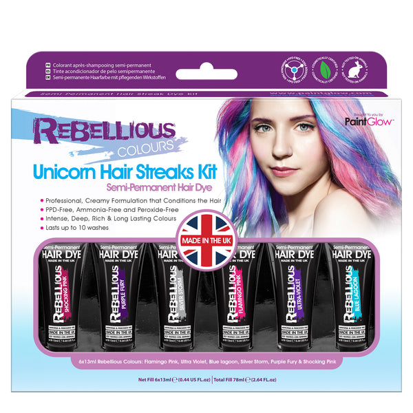Rebellious Colours Unicorn Hair Streaks Kit