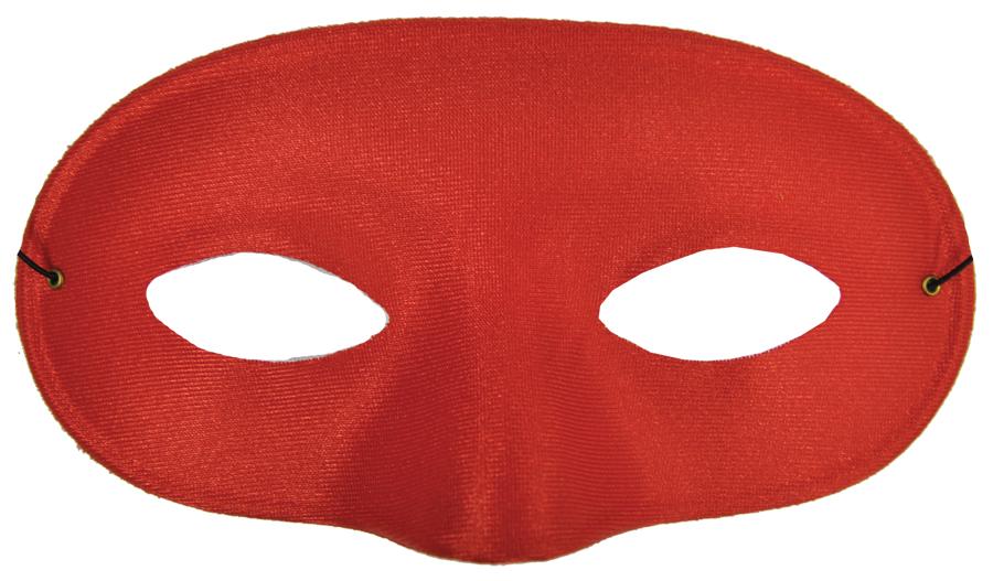 Red Satin masquerade Superhero Mask