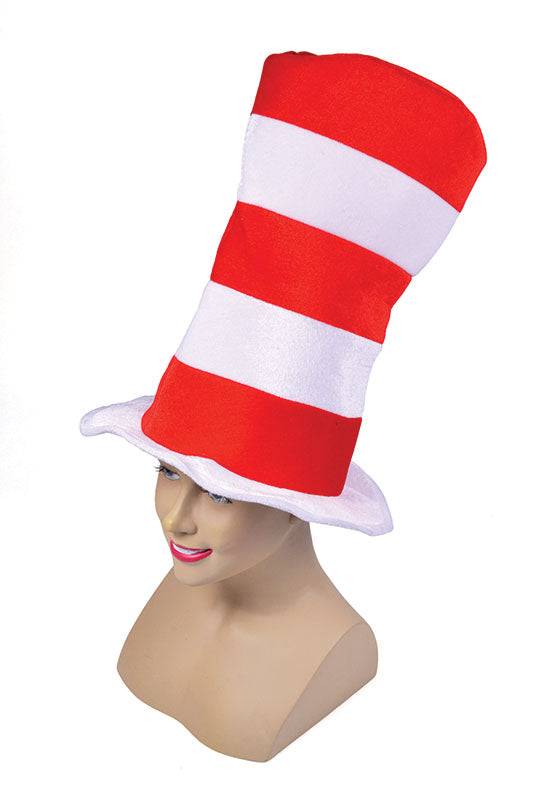 Red and White Striped Dr Seuss Hat