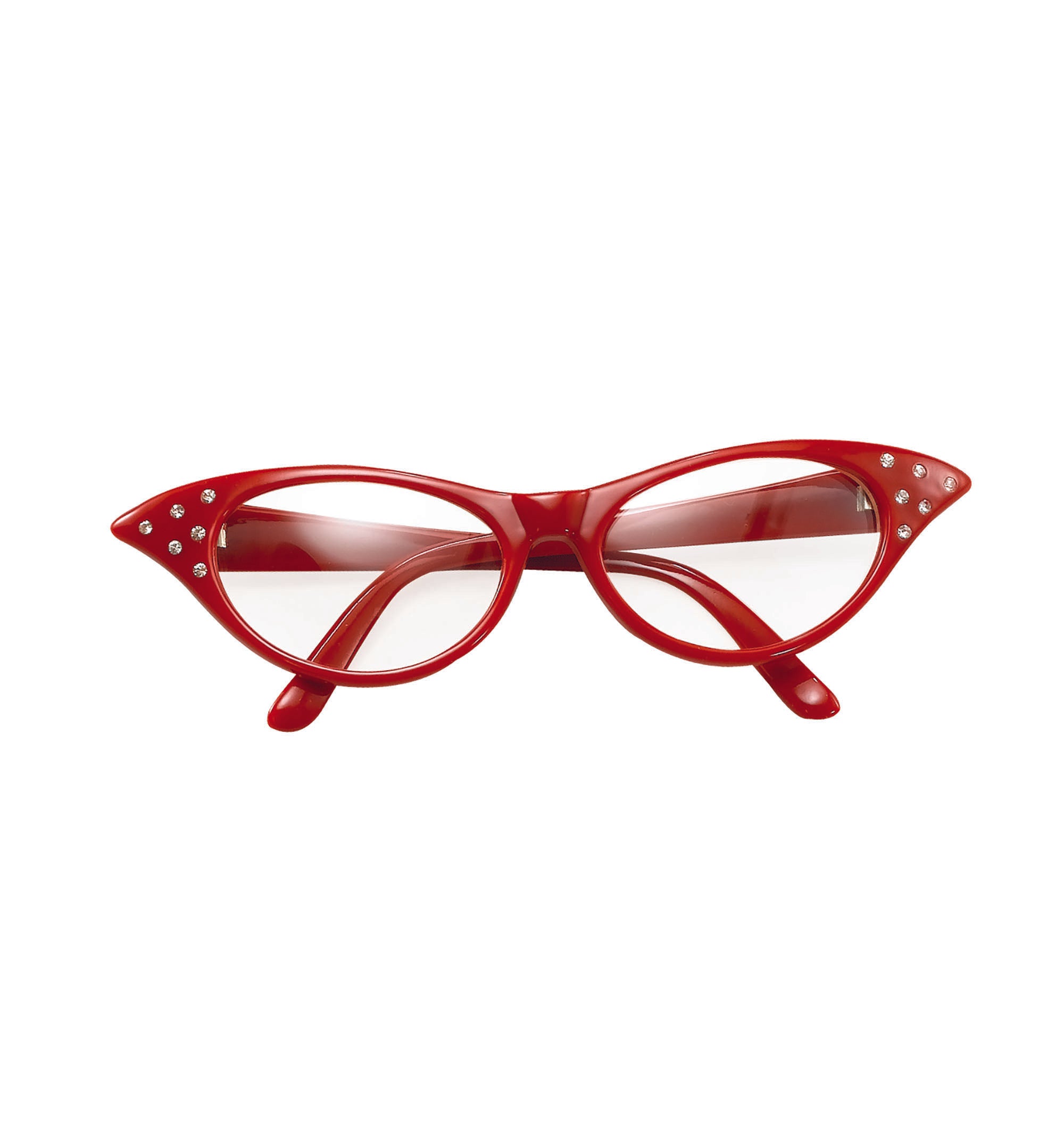 1950s Glasses Red