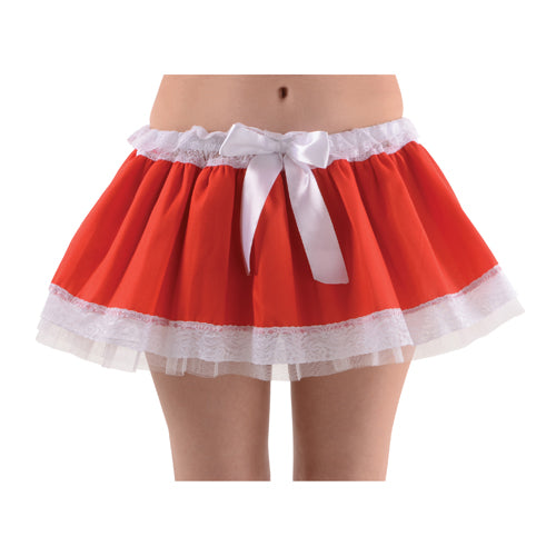 Red & White Christmas Tutu Skirt