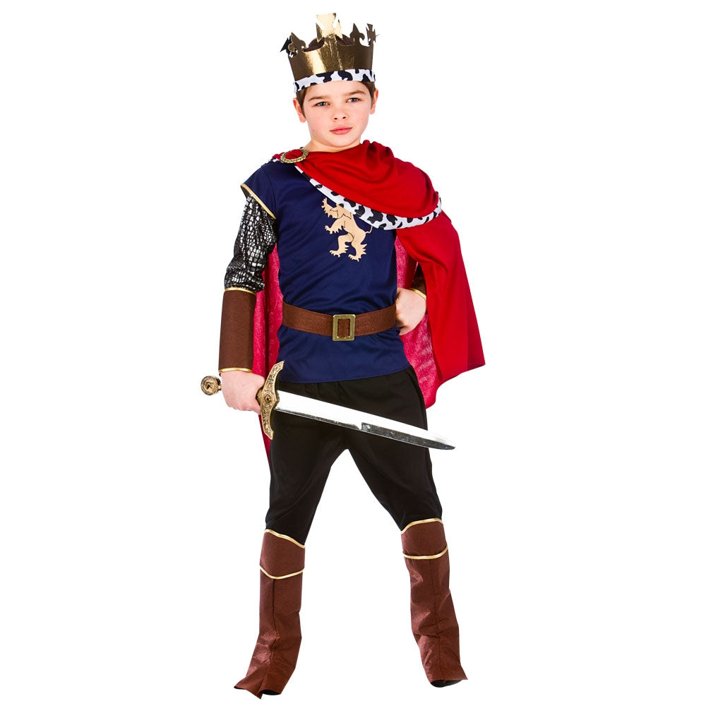Regal Medieval King Boys Costume