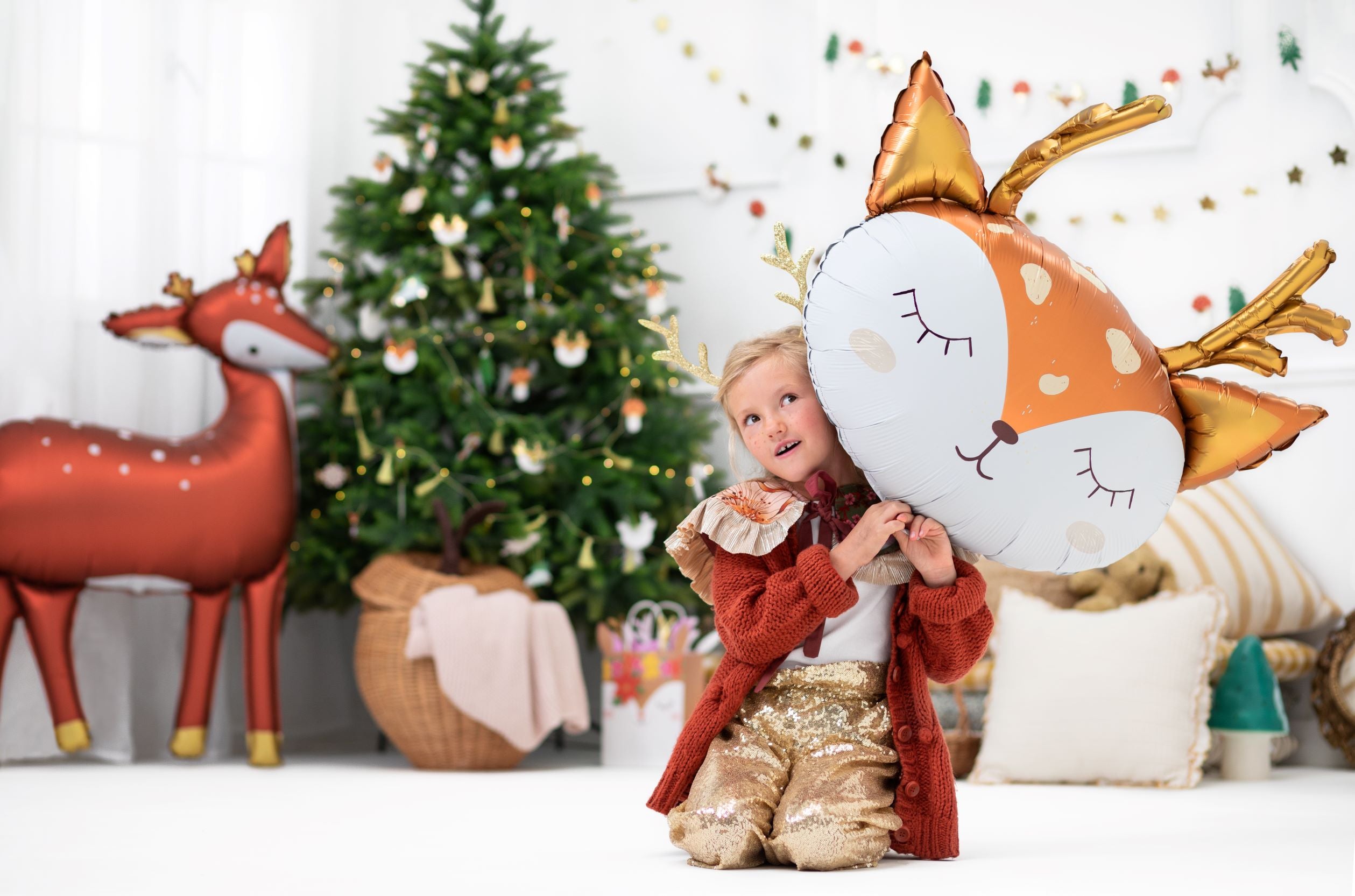 Reindeer Foil Balloon Christmas decoration