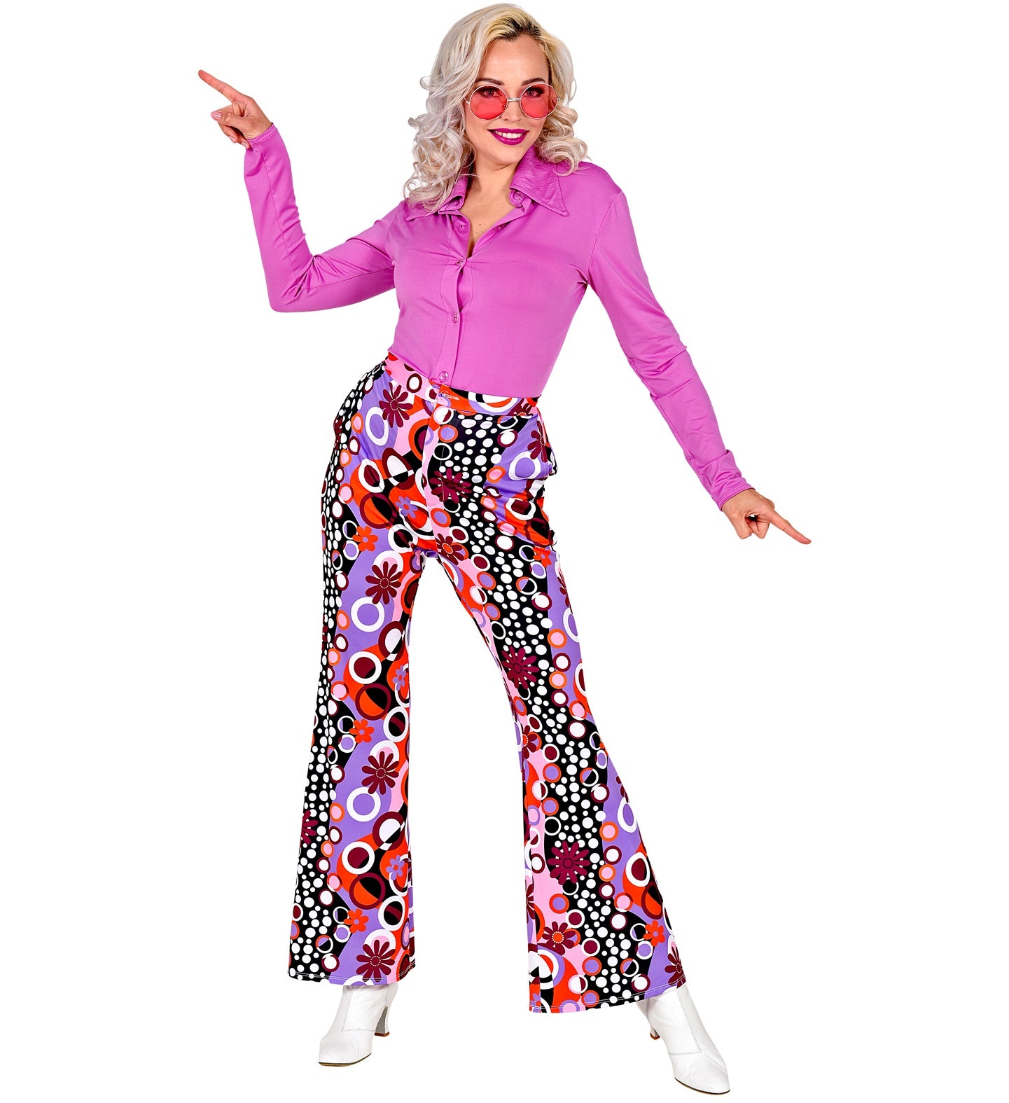 Retro 70's Disco Trousers for women