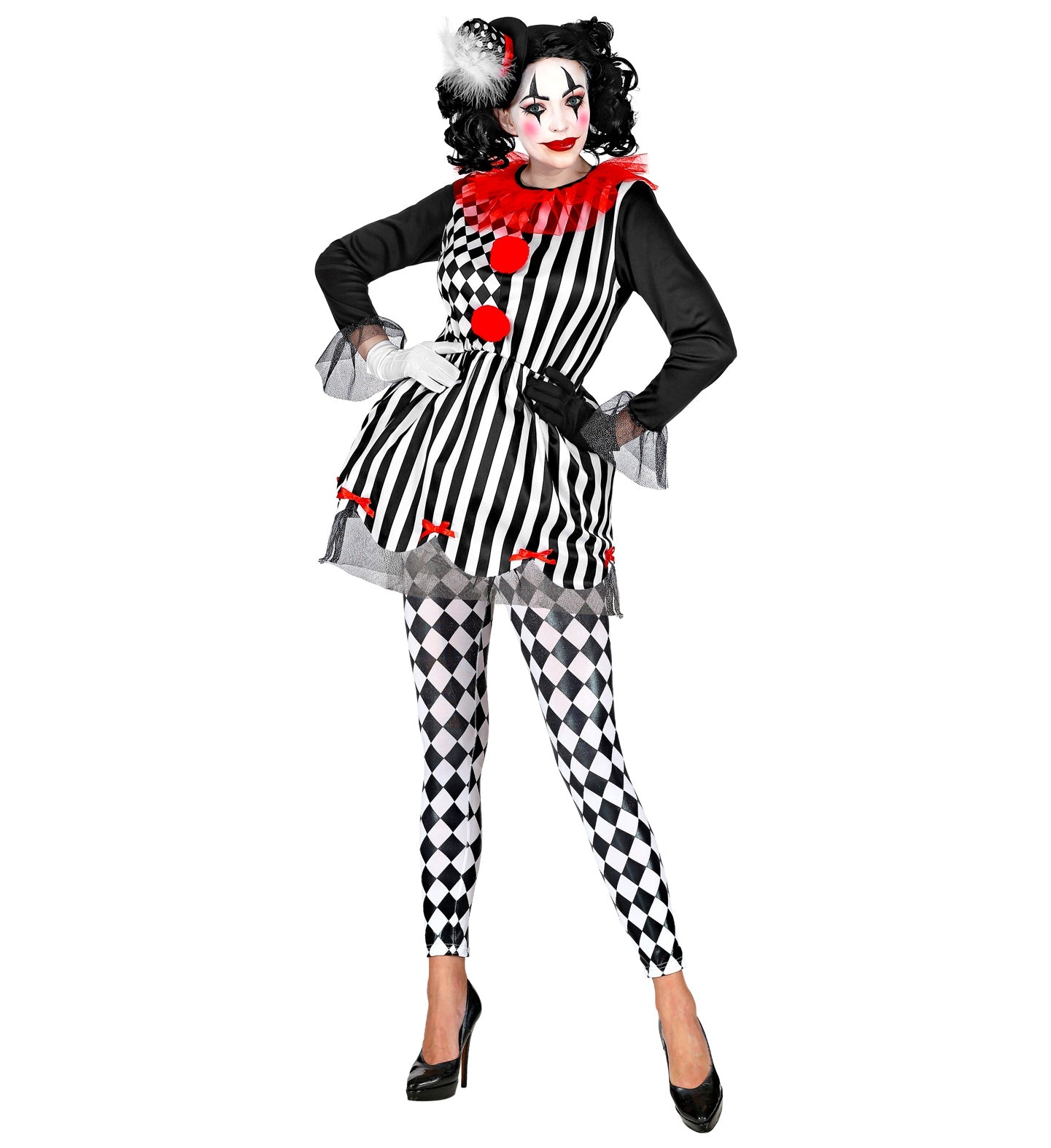 Rhombus Harlequin Leggings for clown costume